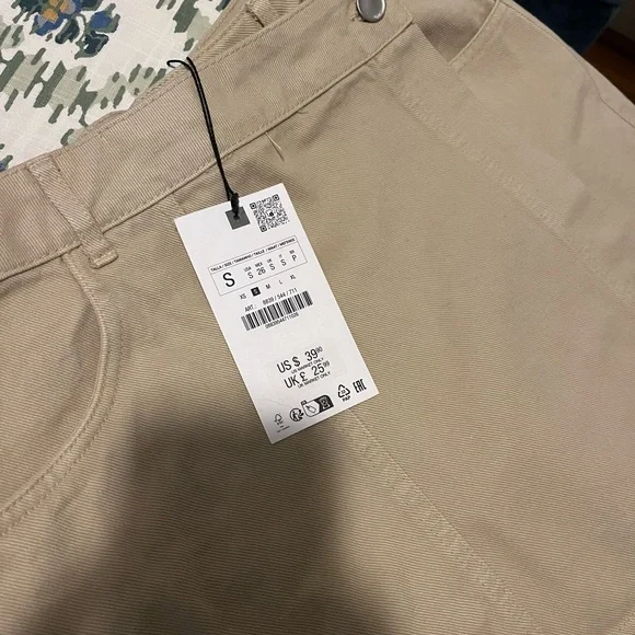 Zara Denim Wrap Skort - Picture 4 of 4